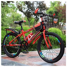 DDSGG Mountain Bike 20 Inch (About 66.6 Cm) Mountain Bike Road Bike Double V Brake High Carbon Steel Sports Wheels Suitable for Adult Men And Women, Red