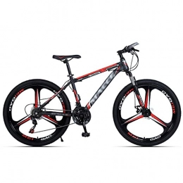 DKZK Bike 21 / 24 / 27 Speed Lightweight 3 Spoke Wheels Mountain Bikes Dual Disc Brakes Suspension Fork 24 / 26 Inch Mountain Bike For Adult And Youth