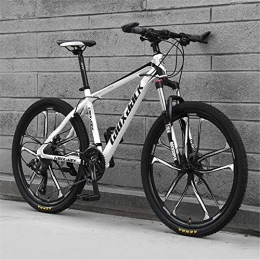 WSS Mountain Bike 24 26 inch adult mountain bike 24 speed-carbon steel frame-suitable for men's / women's sports cycling racing-10 impeller_26 inch