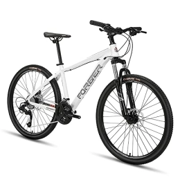 Generic  24 / 26-inch Mountain Bike, 27 Speed Mountain Bicycle With Lightweight Alloy Frame and Double Disc Brake, Front Suspension Shock-Absor Men and Women's
