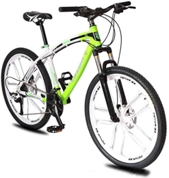 WSJYP Bike 24 / 26 inch Mountain Bike for Men, Carbon Steel Mountain Bike Bicycle, 21 / 24 / 27 speed Wheel Hardtail Front Suspension MTB Simple Style, 21 speed-24in