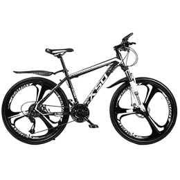 SHANJ Mountain Bike 24 / 26 Inch Mountain Bikes for Adult Women / Men, 21-30 Speed MTB Bicycle with Suspension Forks, Double Disc Brakes, Commuter City Bicycle