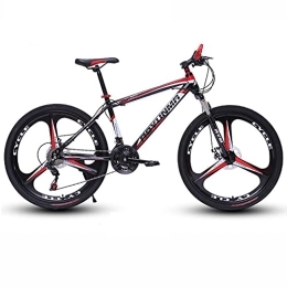 SHANJ Bike 24 / 26inch Mountain Bikes for Adult Men Women, Road Bicycle, Suspension Forks and Disc Brakes, 21-30 Speeds Optional, Multi-Color