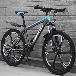 MEVIDA Bike 24 Inch 21-speed Hardtail Mountain Bike, 6 Spoke Geared Bicycle With Dual Disc Brakes & Fork Suspension, Shock Absorption Fat Tire Bike Sport Bike