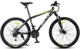 XIUYU Mountain Bike 24-Speed Mountain Bikes, 26 Inch Adult High-carbon Steel Frame Hardtail Bicycle, Men's All Terrain Mountain Bike, Anti-Slip Bikes XIUYU (Color : Green)