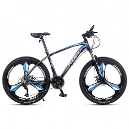 M-YN Bike 26 / 27.5 Inch Mountain Bike, 24 Speed Bicycle With Full Suspension, Adult Road Offroad City Bike, Full Suspension MTB Cycling Road Racing With Anti-Slip Double Disc Br(Size:26inch, Color:Black+white)