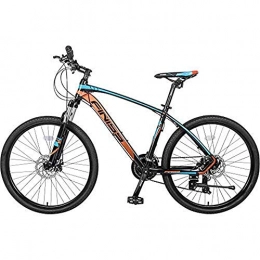 SYCY Mountain Bike 26 Aluminum Cycling Sports Bicycle Mountain Bike 24 Speed Mountain Bicycle with Suspension Fork for Man Woman Youth&Adult-Blue