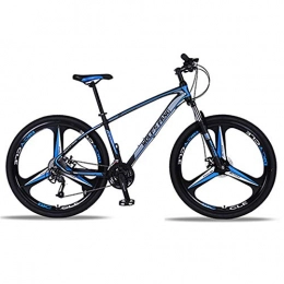 WSS Bike 26 inch 21 / 24 / 27 speed mountain bike-mechanical brake-suitable for outdoor bicycles for adult students Black blue-21 speed