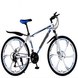 CDPC Bike 26 Inch 21-30 Speed Mountain Bike | Male And Female Adult Bicycle Mountain Bike | Double Disc Brake Bicycle Mountain Bike (Color : A, Inches : 26 inches)