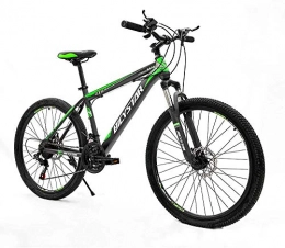 SYCY Bike 26 Inch Adult Mountain Bike 21 Multiple Speed Front Suspension Dual Disc Brakes High Carbon Steel Frame Hybrid Road Bicycle