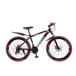 FLYFO Bike 26-Inch Adult Mountain Bike, Aluminum Alloy Material, Shock-Absorbing Variable Speed Student Bikes, 21 / 24 / 27 Speed Male And Female Mountain Bicycle, MTB, A, 24 speed
