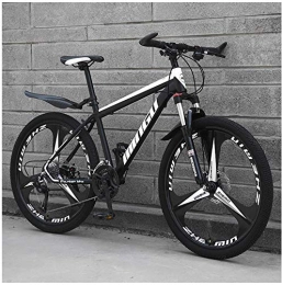  Mountain Bike 26 Inch Men's Mountain Bikes, High-carbon Steel Hardtail Mountain Bike, Mountain Bicycle with Front Suspension Adjustable Seat, 21 Speed