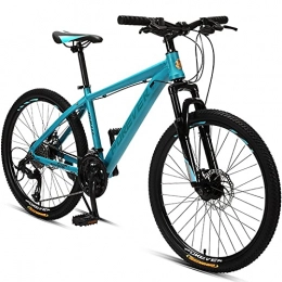 Bananaww Bike 26 Inch Mountain Bike with 17 Inch Lightweight Aluminum Frame, Mens Mountain Bike with Disc Brake, 27 Speed Mountain Bicycle with Suspension Fork, Hardtail Mountain Bikes