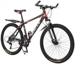 WSJYP Mountain Bike 26 Inch Outroad Mountain Bike, Dual Shock-Absorbing 24 Speed Mountain BicycleFor Men Women, E