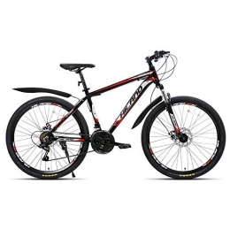 WSS Mountain Bike 26-inch steel 21-speed bicycle—dual disc brake—suitable for adult and student male and female mountain bikes-C