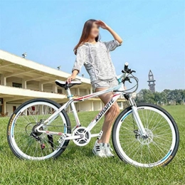 WJSW Mountain Bike 26 Inch Wheel Cycles Mountain Bike, High-carbon Steel Frame 27 Speeds Commuter City Hardtail Bike (Color : A)