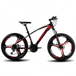 DOS Mountain Bike 26 Inches Mountain Bike 21 Speed Wheels Dual Suspension Bicycle Disc Brakes, Red