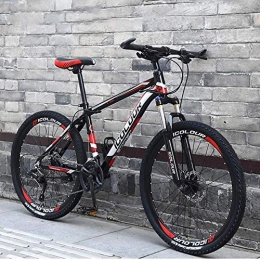 FXMJ Bike 26" Mountain Bike for Adult, Lightweight Aluminum Full Suspension Frame, Suspension Fork, Disc Brake, B1, 30 Speed