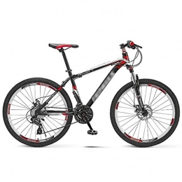 WPW Bike 26" Wheel Mens Adults Mountain Bike, 21 Speed 19" Frame, Adjustable MTB Off-road Shock-absorbing Bicycle (Color : Red, Size : 26inches)