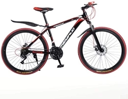 AYDQC Mountain Bike 26In 27-Speed Mountain Bike for Adult, Lightweight Aluminum Alloy Full Frame, Wheel Front Suspension Mens Bicycle, Disc Brake 6-11, Black 1 fengong (Color : Black 1)
