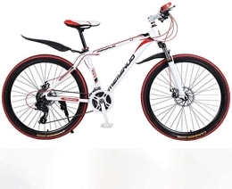 AYDQC Bike 26In 27-Speed Mountain Bike for Adult, Lightweight Aluminum Alloy Full Frame, Wheel Front Suspension Mens Bicycle, Disc Brake 6-11, Black 1 fengong (Color : Red 1)