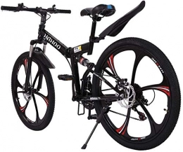 SYCY Mountain Bike 26in Carbon Steel Mountain Bike Shimanos21 Speed Bicycle Full Suspension MTB-A