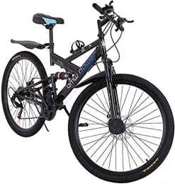 SYCY Bike 26in Carbon Steel Mountain Bike Shimanos21 Speed Bicycle Full Suspension MTB Outdoors for Men / Women / Seniors / Youth