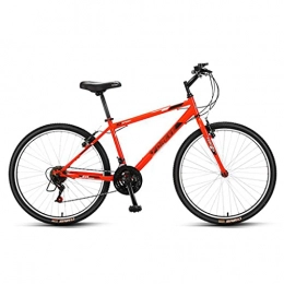 M-YN Mountain Bike 26inch Mountain Bike 21-speed Mens Womens Mountain Bikes With Derailleur System Mechanical Disc Brakes(Color:red)