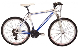 Cicli Cinzia Bike 26inch Mountain Bike 21Speed Aluminium Cinzia Boulder 329Euro RRP SALE PRICE, white-blue, 53 cm