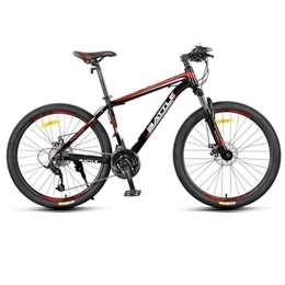 Dsrgwe Bike 26inch Mountain Bike, Aluminium Alloy Frame Hardtail Mountain Bicycles, Dual Disc Brake and Locking Front Suspension, 27 / 30 Speed (Color : B, Size : 27 Speed)