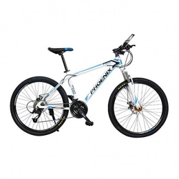 Dsrgwe Mountain Bike 26inch Mountain Bike, Aluminium Alloy Mountain Bicycles, Double Disc Brake and Front Suspension, 24 / 27 Speed (Color : 24 Speed)