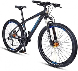 Zjcpow Mountain Bike 27.5 Inch Mountain Bikes, Adult 27-Speed Mountain Bike, Aluminum Frame, All Terrain Mountain Bike, Adjustable Seat, Blue xuwuhz