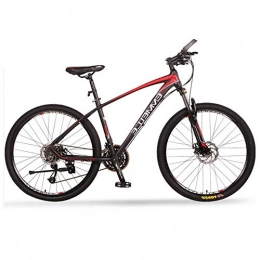 DJYD Bike 27-Speed Mountain Bikes, 27.5 Inch Big Tire Mountain Trail Bike, Dual-Suspension Mountain Bike, Aluminum Frame, Men's Womens Bicycle, Red FDWFN (Color : Red)
