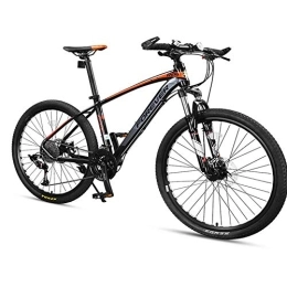 DJYD Bike 33 Speed Mountain Bikes, Men Aluminum Frame Disc Brake Hardtail Mountain Bike, Womens Mountain Bicycle, All Terrain Mountain Bike, Gray, 27.5 Inch FDWFN (Color : Grey)