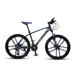 8haowenju Mountain Bike 8haowenju Mountain Bike, 26 Inch Variable Speed Bicycle, Aluminum Alloy Men And Women Students Off-road Racing, City Bike, Multiple Styles (Color : Black blue, Edition : 30 speed)