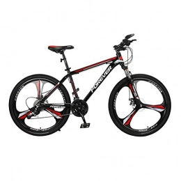 8haowenju Mountain Bike 8haowenju Mountain Bike Bicycle, Variable Speed Bicycle, Adult Male And Female Bicycle, Youth Student Shock Off-road Racing (24 Speed / 27 Speed) (Color : Red, Size : 27 speed-26 inches)