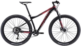 Aoyo Mountain Bike 9-Speed Mountain Bikes, Adult Big Wheels Hardtail Mountain Bike, Aluminum Frame Front Suspension Bicycle, Mountain Trail Bike, (Color : Red, Size : 17 Inch Frame)