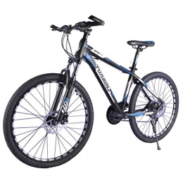MUYU Bike Adult Bicycle 27-Speed Dual Disc Brakes for Men And Women Mountain Bike Aluminum Alloy, Blue