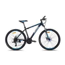 Generic Bike Adult Dual Suspension 24 Speed Mountain Bike Aluminum Alloy Frame 26 inch Wheel / BlackRed (Blackblue)
