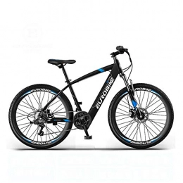 SHJR Mountain Bike Adult Electric Mountain Bike, With Front and Rear Disc Brakes Off-Road Electric Bicycle, 21 speed Variable Speed Bikes, 26 Inch Wheels, A, 40KM