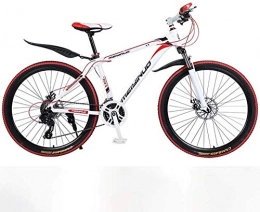 DSG Bike Adult lightweight aluminum alloy full frame wheel front suspension men’s bicycle disc brake mountain bike 26-inch 27-speed mountain bike,