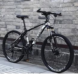 Asdf Bike Adult mountain bike- 26''24-Speed Mountain Bike for Adult, Lightweight Aluminum Full Suspension Frame, Suspension Fork, Disc Brake (Color : D1, Size : 24Speed)