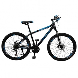Adult Mountain Bike 26" Full Suspension 21 Speed Mens Mountain Bike Bicycle MTB Frames (Blue)