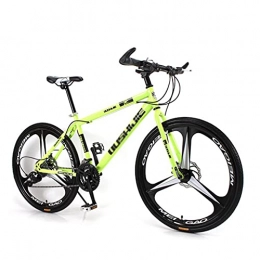 M-YN Mountain Bike Adult Mountain Bike, 26'' Inch Women / Men MTB Bicycles 21 / 24 / 27 Speeds Lightweight Carbon Steel Frame Front Suspension(Size:21speed, Color:green)