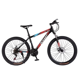  Bike Adult Mountain Bike 26 Wheels 21 Speed Gear System Dual Disc Brake Bicycle for Boys Girls Men and Wome / Red