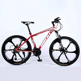 Suge Mountain Bike Adult Mountain Bike, Beach Snowmobile Bicycle, Double Disc Brake Bikes, 26 Inch Aluminum Alloy Wheels Bicycles, Man Woman General Purpose (Color : E, Size : 24 speed)