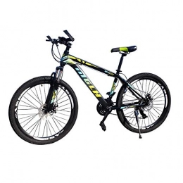 DASLING Mountain Bike Adult Mountain Bike, Disc Brakes Front And Rear, Carbon Steel Frame With 8-Speed Gear 26