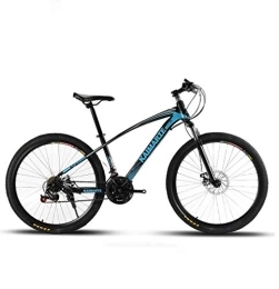 WJSW Mountain Bike Adult Mountain Bike, Double Disc Brake Bikes, Beach Snowmobile Bicycle, Upgrade High-Carbon Steel Frame, 26 Inch Wheels