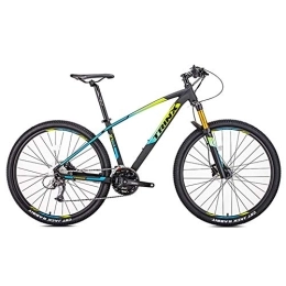 DJYD Bike Adult Mountain Bikes, 27-Speed 27.5 Inch Big Wheels Alpine Bicycle, Aluminum Frame, Hardtail Mountain Bike, Anti-Slip Bikes, Orange FDWFN (Color : Green)