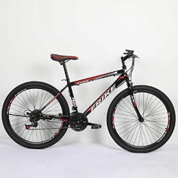 RSD Bike Adult-only 26-Inch 24-Speed Mountain Bike, Lightweight Aluminum Full Suspension Frame, Front Fork, Disc Brake Black Red / 21-speed regular version
